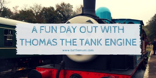 a fun day out with Thomas the tank engine - twitter graphic