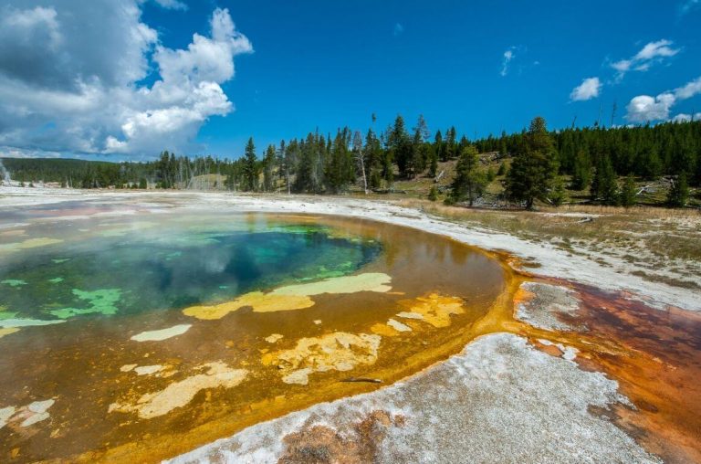 Grand Prismatic Spring in Yellowstone National Park