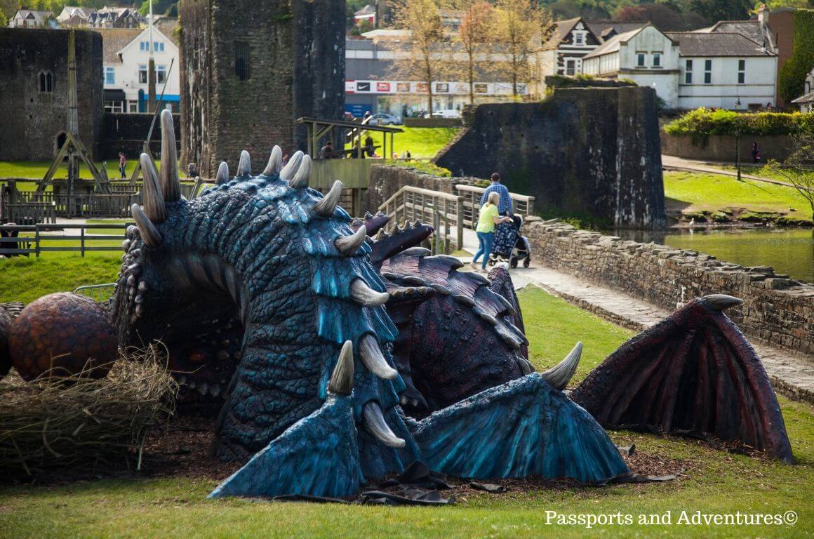 Caerphilly Castle With Kids - A Dragon Hunting Adventure