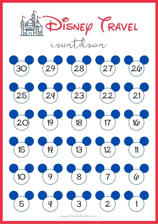 free-disney-planning-printables