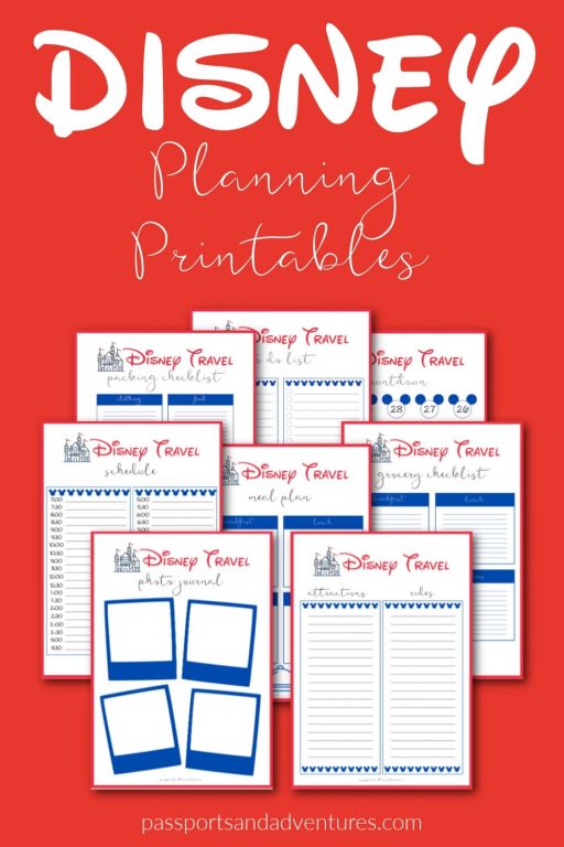 free-disney-planning-printables