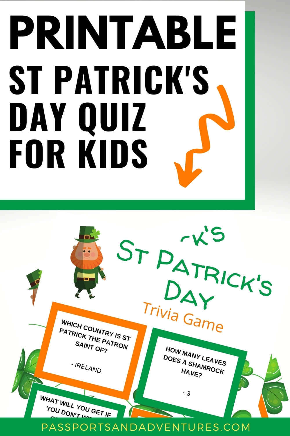 St Patrick's Day Trivia Game