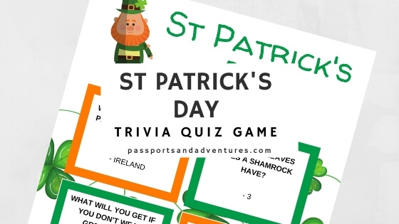 St Patrick S Day Trivia Game